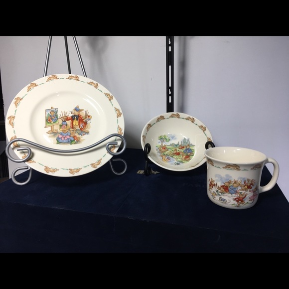Bunnykins Fine Bone China Royal Dalton 3 piece set - Picture 1 of 15